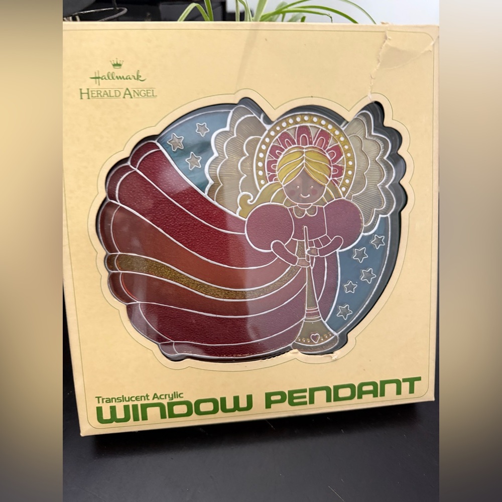 Hallmark Herald Angel Translucent Acrylic Pendant